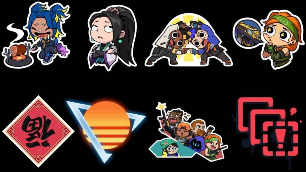 The top left Spray will be animated in-game (Image via Riot Games)