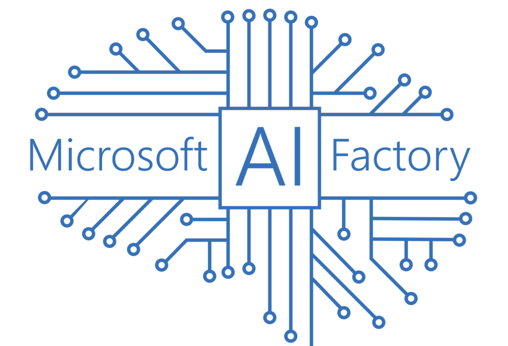 Microsoft AI Factory logo. via Microsoft.