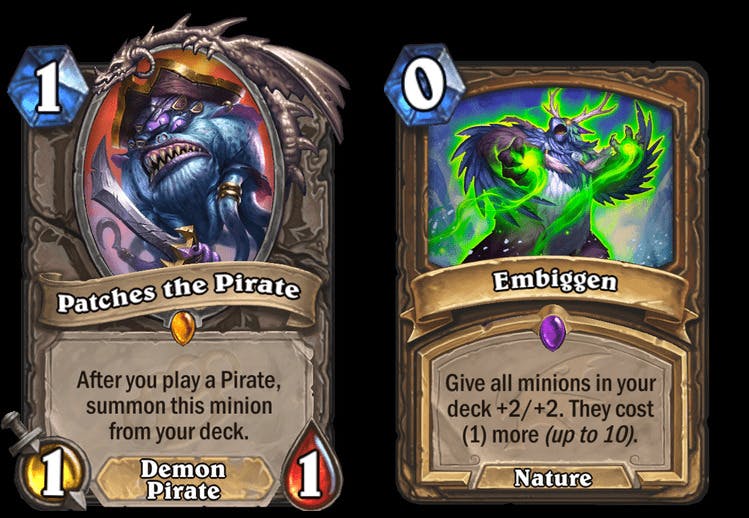Patches the Pirate and Embiggen (Image via Blizzard Entertainment)