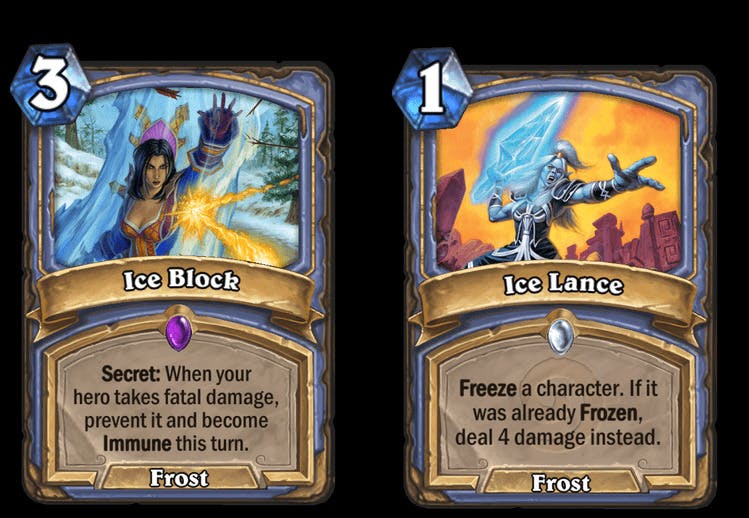Ice Block and Ice Lance (Image via Blizzard Entertainment)
