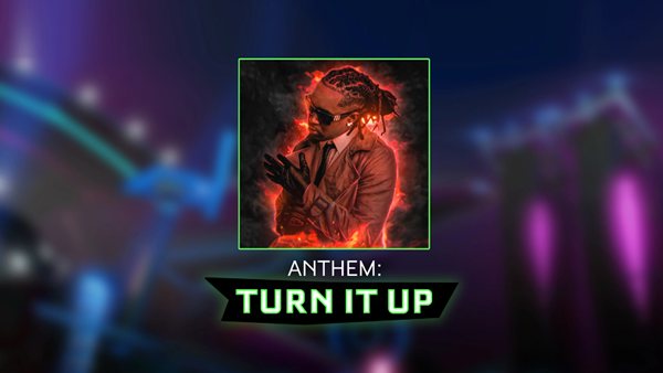 Turn It Up Player Anthem. Image via Rocket League.