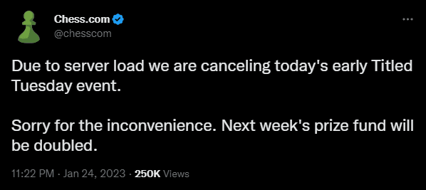 via <a href="https://twitter.com/chesscom/status/1617905632384024577" target="_blank" rel="noreferrer noopener nofollow">Twitter</a>
