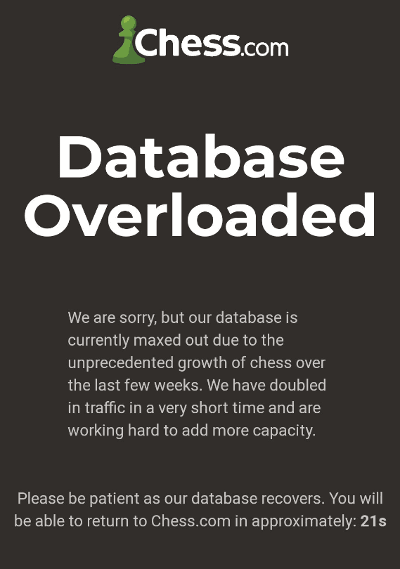 Chess.com Suffers Outages on Surging User Growth