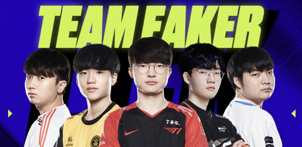 Team Faker - Image via LCK Twitter