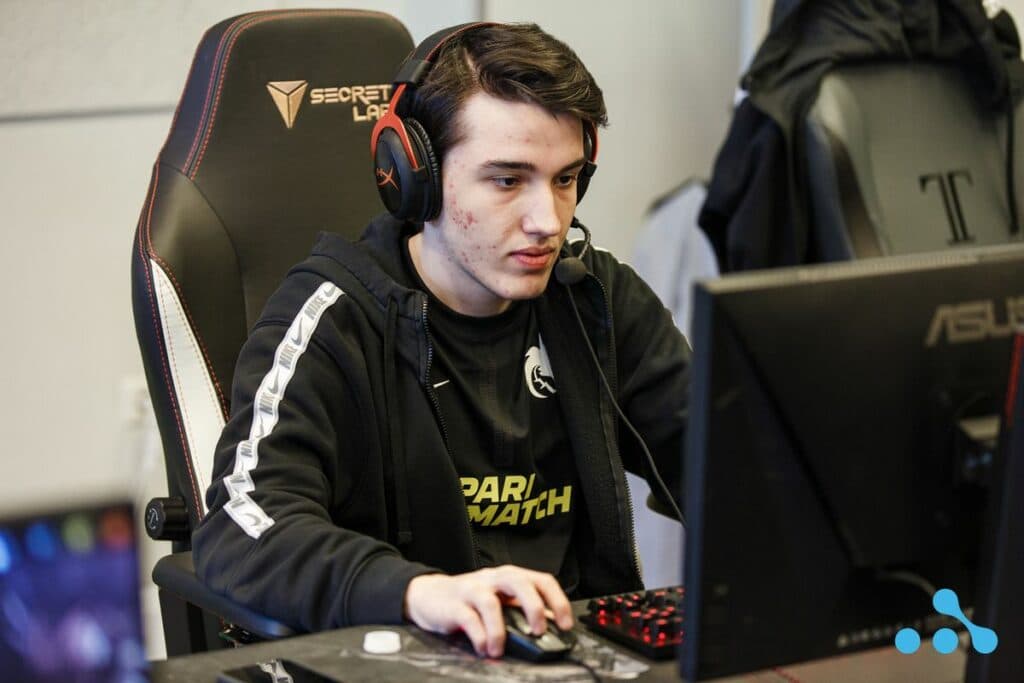 Team Spirit's Magomed “Collapse” Khalilov. (Image credit WePlay AniMajor)