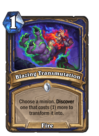 Blazing Transmutation from Return to Naxxramas Miniset