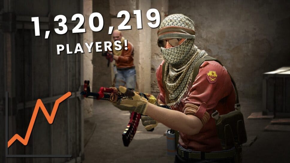 CS:GO beats its all time concurrent online players record cover image