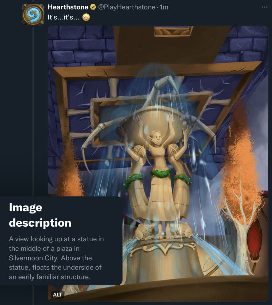 Hearthstone Miniset teaser alt-text - Image via <a href="https://twitter.com/ben_heathstone" target="_blank" rel="noreferrer noopener">Ben </a>Hearthstone