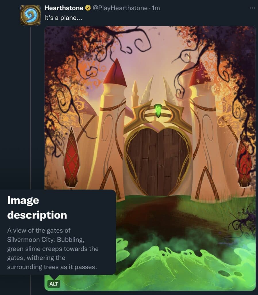 Hearthstone Miniset teaser alt-text - Image via <a href="https://twitter.com/ben_heathstone" target="_blank" rel="noreferrer noopener">Ben</a> Hearthstone