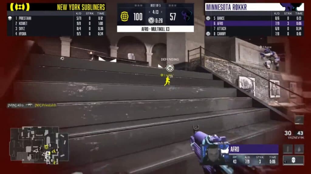 New York Subliners versus Minnesota ROKKR (Image via Minnesota ROKKR)