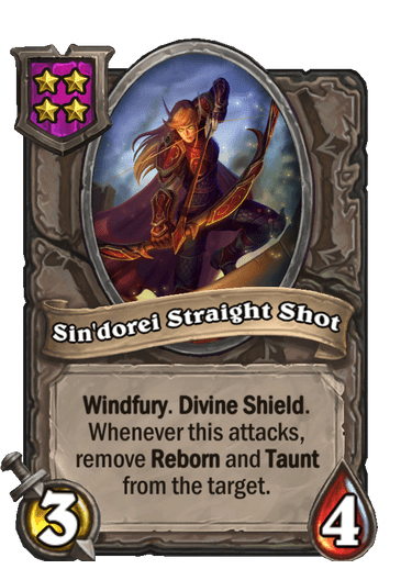 Sin'dorei Straight Shot (Image via Blizzard)