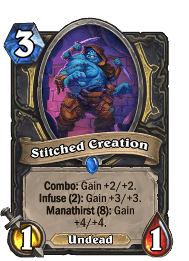 <em>To defend Naxxramas from the oncoming adventurers, the Scourge created a monstrosity the world had never seen before: an abomination wearing clothes!!</em>