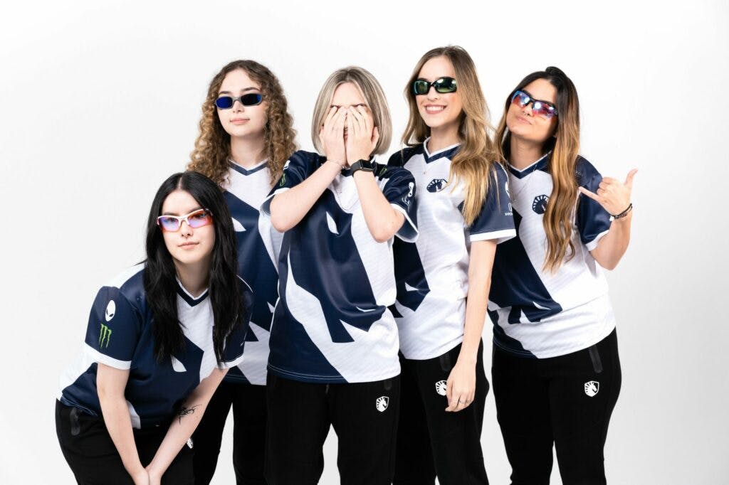 Team Liquid's all-women Brazillian Valorant team. Image Credit: Team Liquid