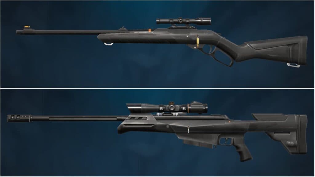 All of the Sniper Rifles in VALORANT (Image via Esports.gg)