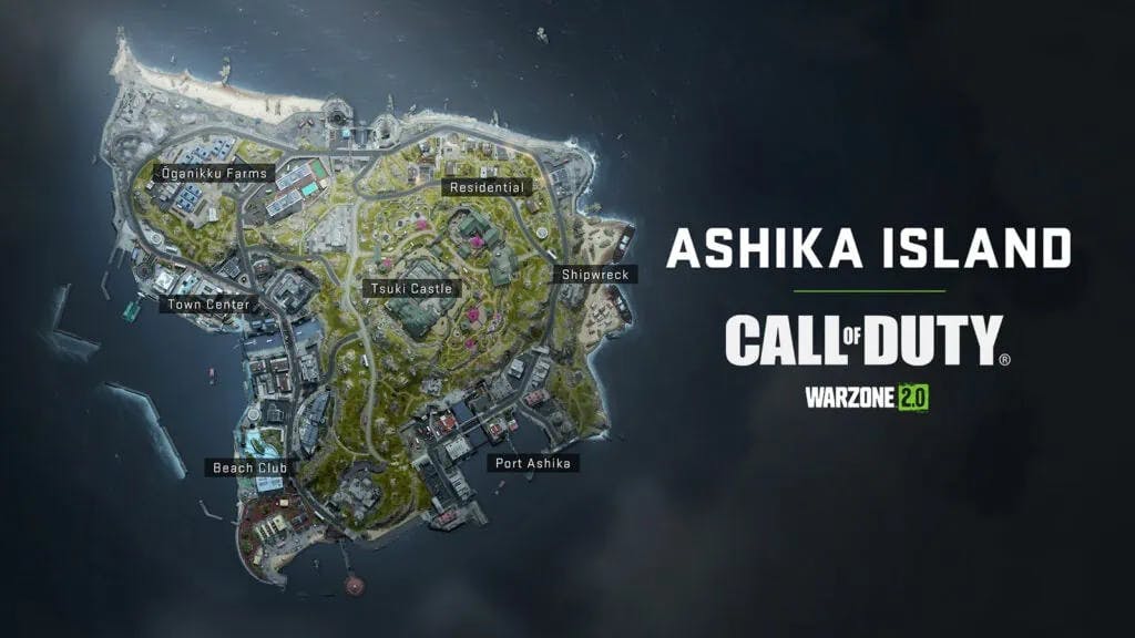The new Ashika Island Resurgence map (Photo via Activision)<br>