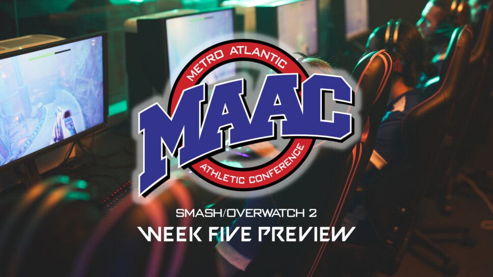 Doubleheader week chaos in MAAC Esports week five preview cover image