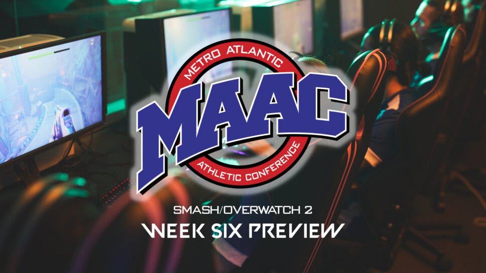 Two weeks remain heading into MAAC Esports week six preview cover image