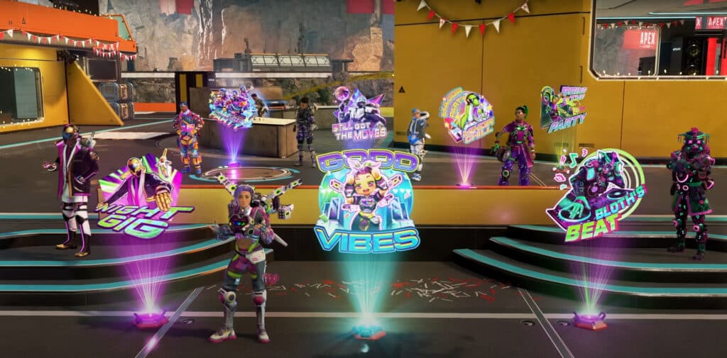 Season 16 battle pass holosprays (Image via Respawn)