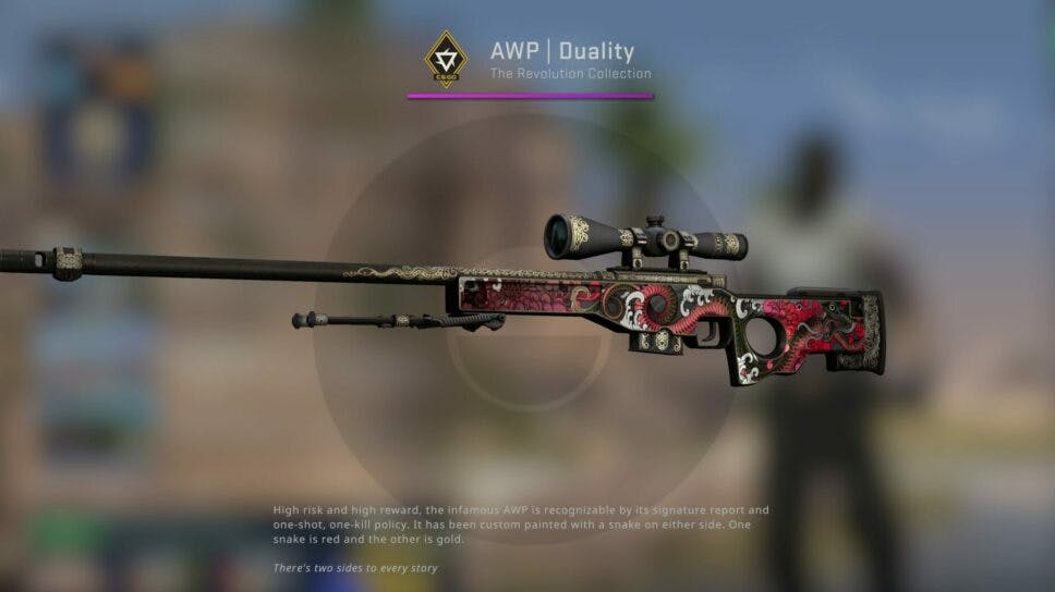 Valve replaces AWP Doodle Lore with AWP Duality following stolen artwork complaints cover image