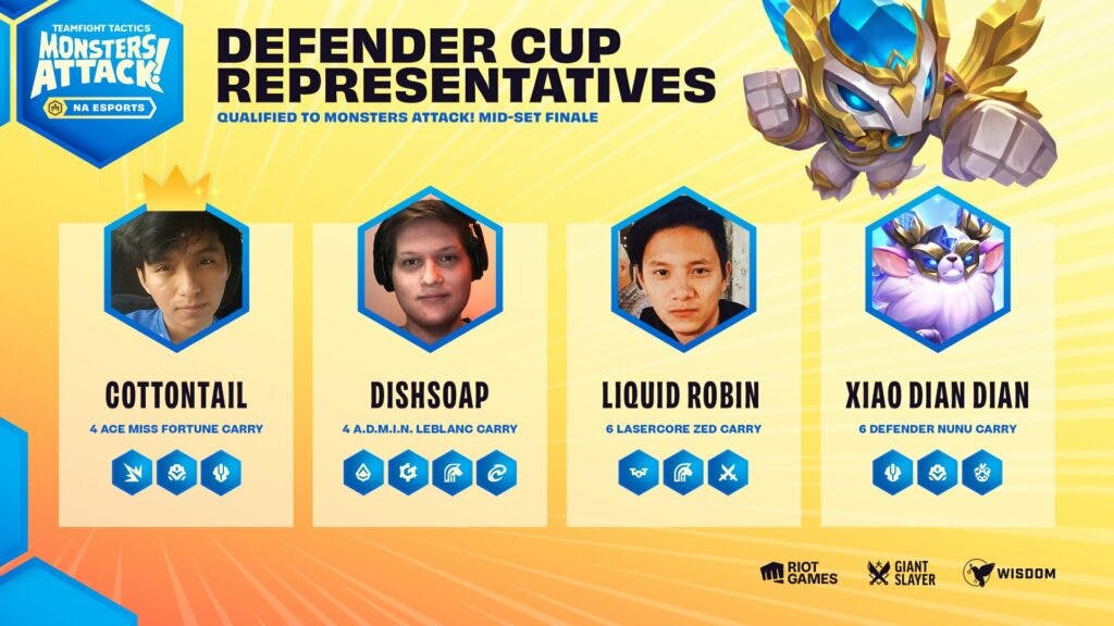 Defender Cup players (Image via Riot Games)
