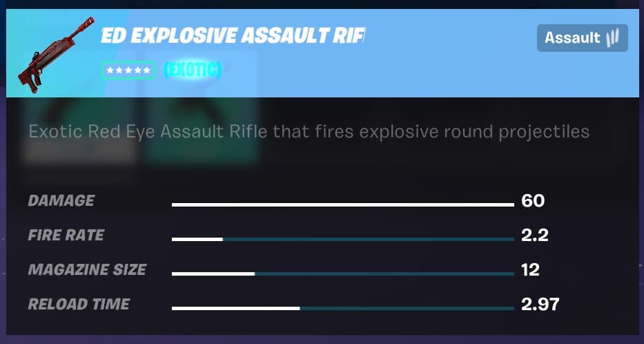 Heisted Explosive Assault Rifle