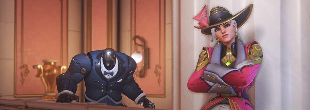 The legendary Ashe Socialite skin in Overwatch 2 (Image via Blizzard Entertainment)