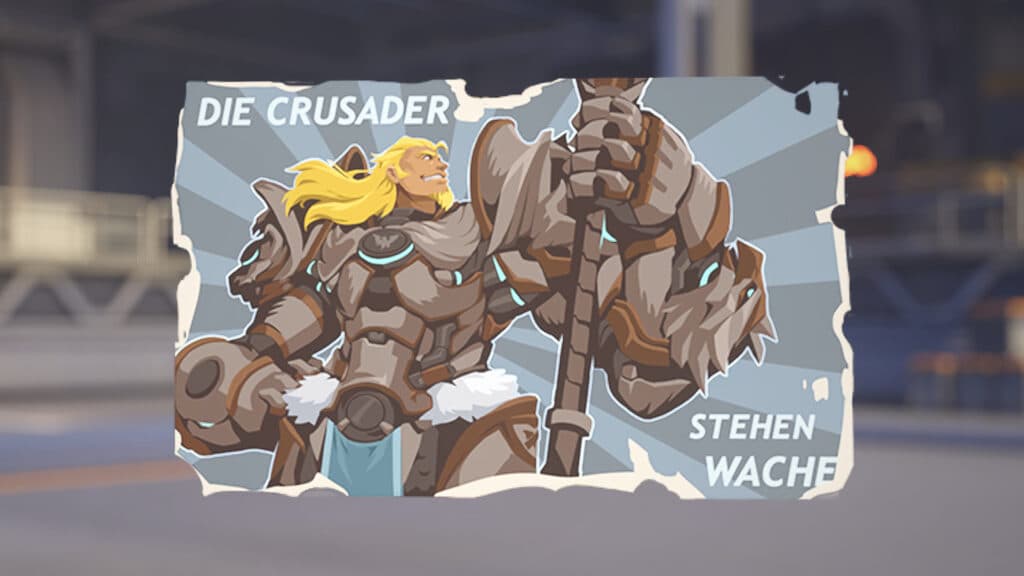 The Poster spray for Reinhardt (Image via Blizzard Entertainment)