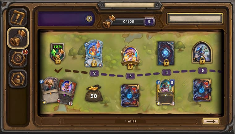 The March of the Lich King Rewards Track (Image via Blizzard Entertainment)