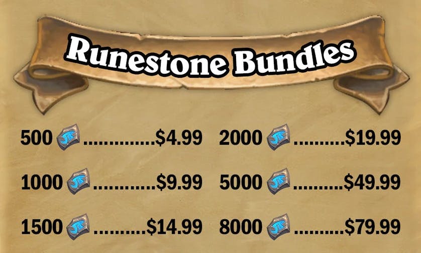 The Return to Naxxramas Mini-Set can be bought with Runestones (Image via Blizzard Entertainment)