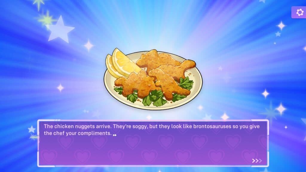 Mercy talked about how Genji liked chicken nuggets shaped like dinosaurs (Image via Blizzard Entertainment)