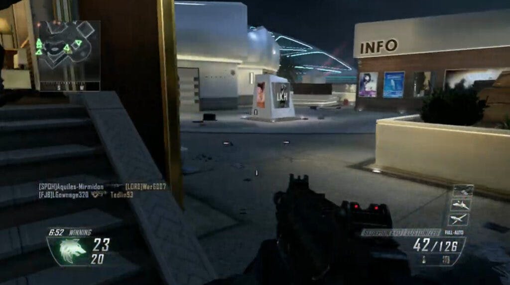 Black Ops 2 on the Wii U. Screenshot from Call of Duty.