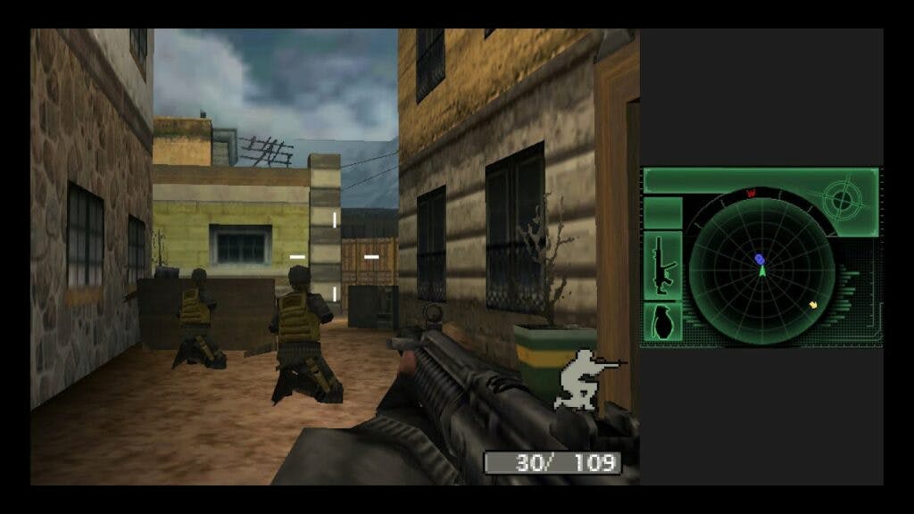 Modern Warfare: Mobilized gameplay on the Nintendo DS.