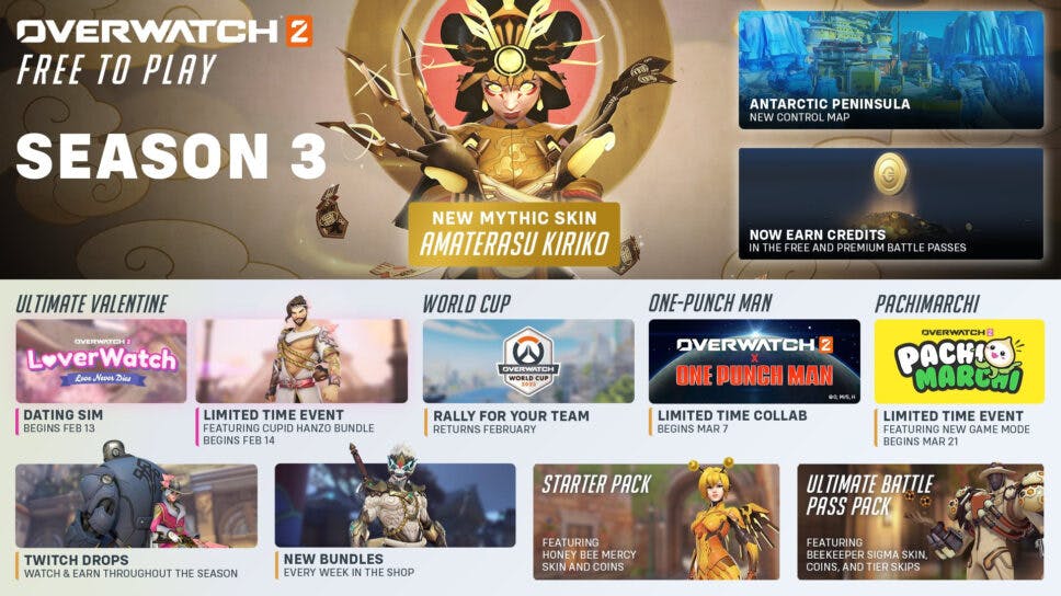 Overwatch 2 Season 3 is almost here, and with it a…Overwatch dating sim? cover image