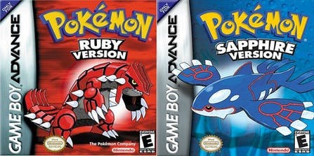 Pokémon Ruby and Sapphire via Wikipedia