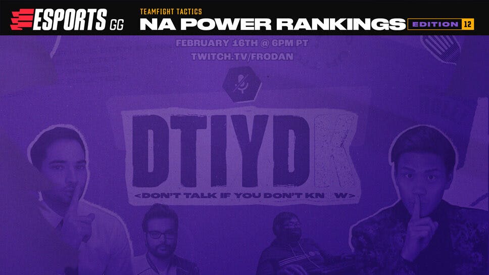 TFT NA Power Rankings Edition #13 cover image