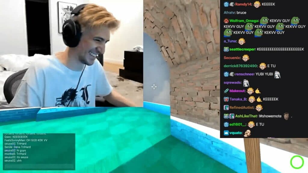 xQc laughing (via YouTube)