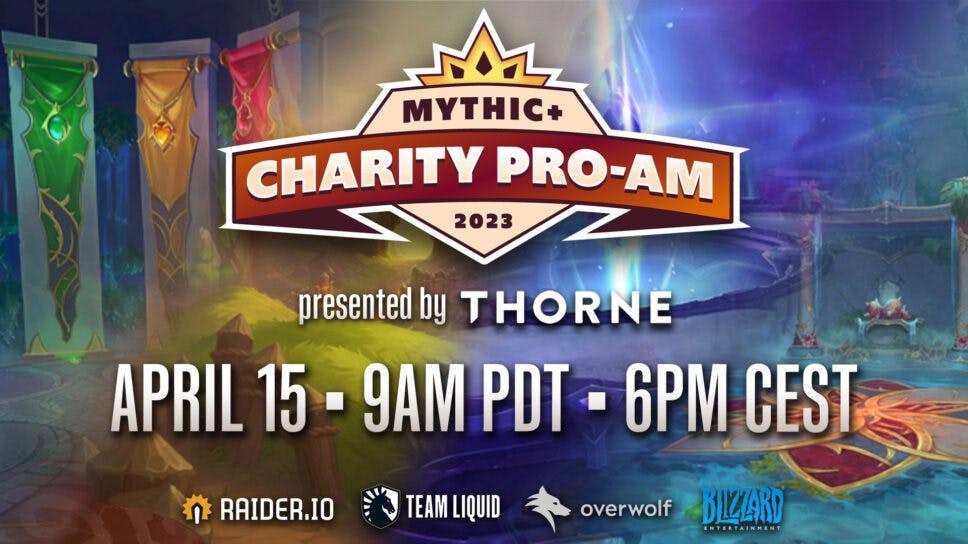 World of Warcraft players unite for Mythic+ Charity Pro-Am 2023 cover image