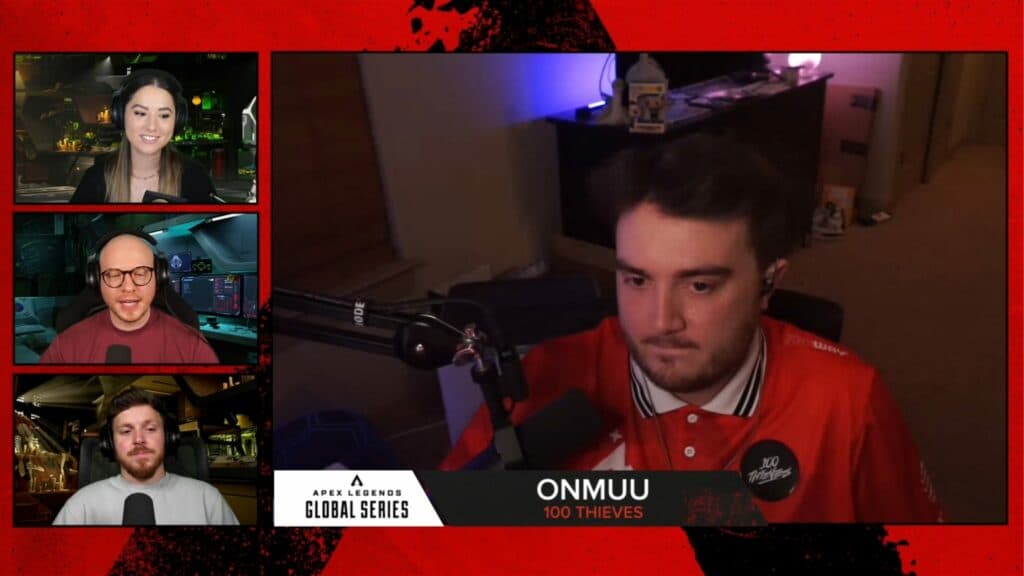 Onmuu chatting to the ALGS casting team