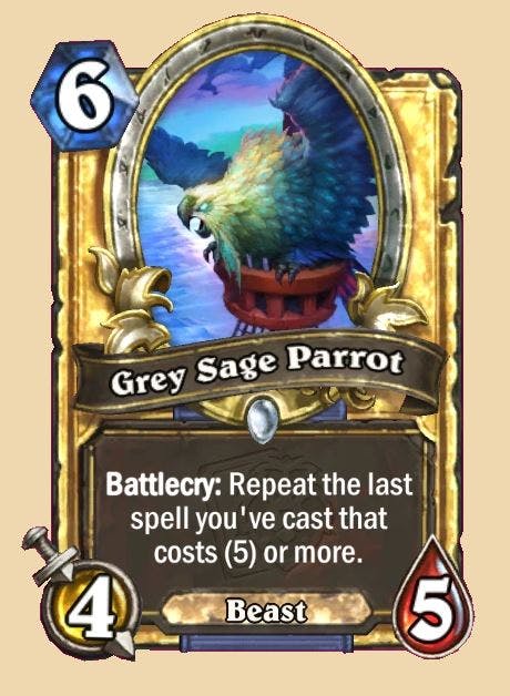 <em>Pre-Nerf Grey Sage Parrot</em>