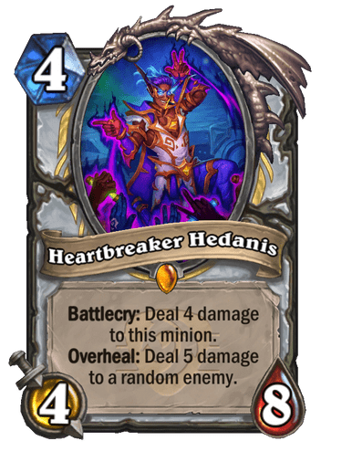 New Festival of Legends Priest Legendary<br>Featuring the new Overheal Keyword<br>Image via Blizzard