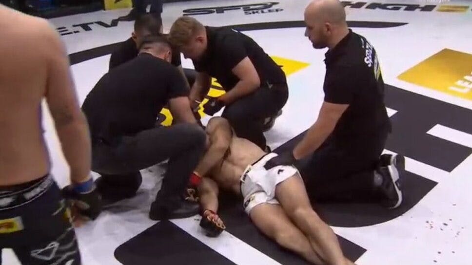 pashaBiceps choked-out, bloodied, and defeated in MMA debut cover image