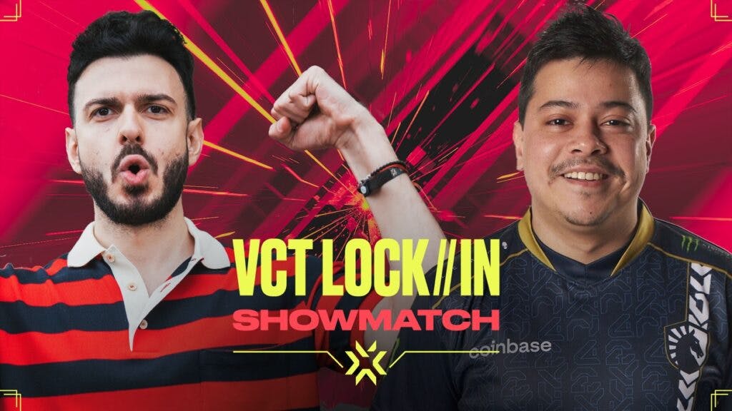 Tarik and FRTTT lead their teams at the VCT LOCK//IN Showmatch. (Image Credit: VALORANT esports)