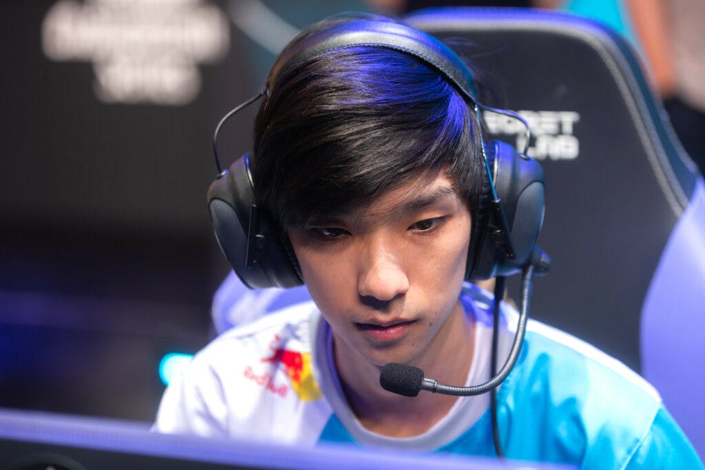 Robert "Blaber" Huang of Cloud9 competes during week 4 of the 2023 LCS Spring Split at the Riot Games Arena on February 15, 2023. (Photo by Robert Paul/Riot Games)