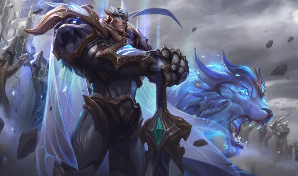 God-King Garen artwork (Image via Riot Games)