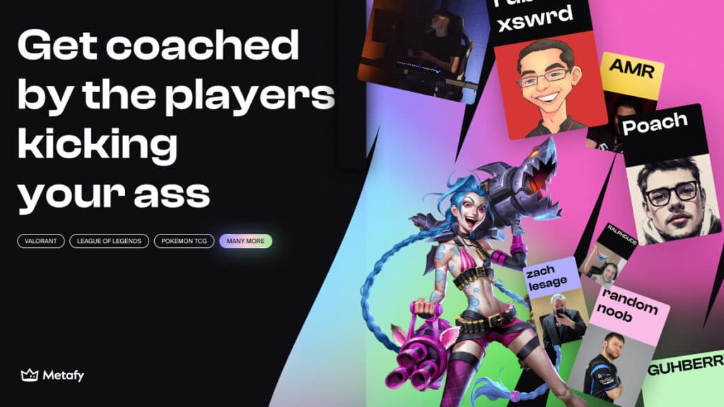 Esports.gg interviews coaches from Metafy - 4 top coaches from VALORANT, LoL and Pokemon (Image via Metafy)