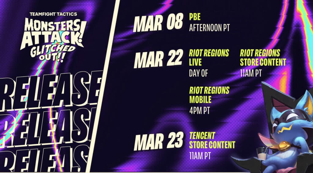 TFT Midset Update Patch 8.5 Banner - Image via TFT Riot Games