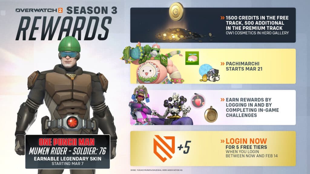 Overwatch 2 One Punch Man event release date (Image via Blizzard Entertainment)