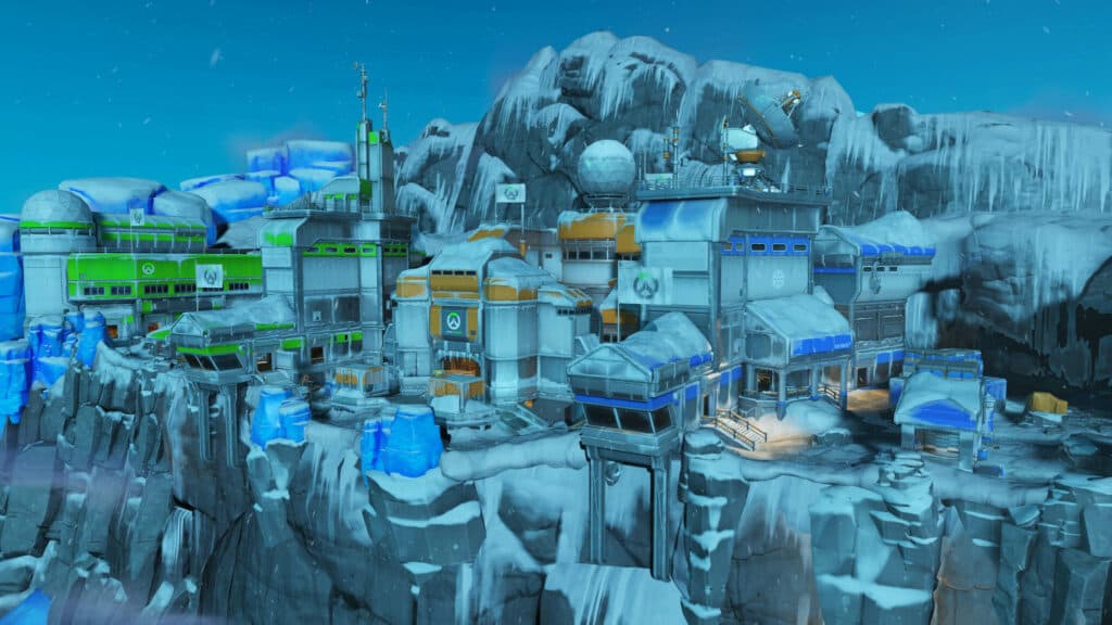 Antarctic Peninsula map in Overwatch 2 (Image via Blizzard Entertainment)