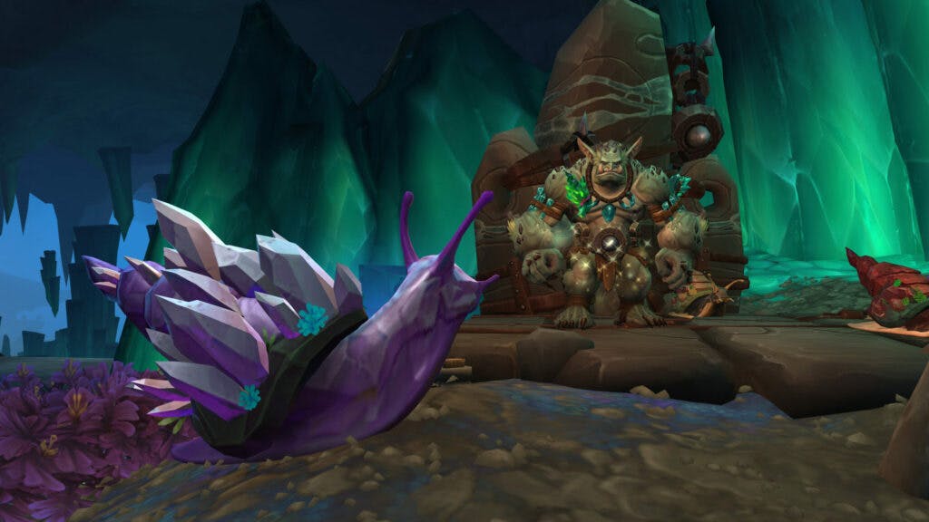 A Crystal Snail and Drogbar (Image via Blizzard Entertainment)