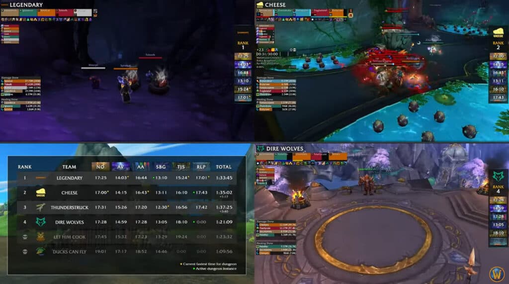 Legendary and Cheese during the Last Stand Tournament (Image via Blizzard Entertainment)